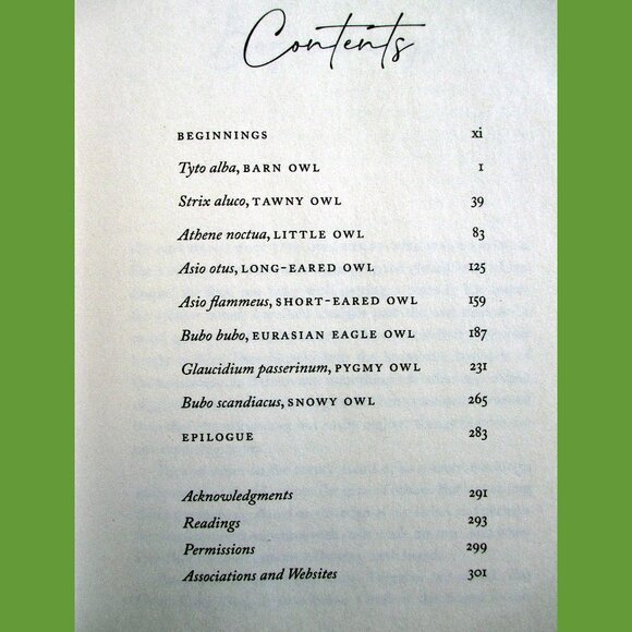 Book - The Wise Hours: A Journey into the Wild and Secret World of Owls - Picture 2 of 15